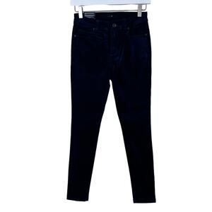 Joe's Navy Velvet Skinny Ankle Pants Size 24 NWT